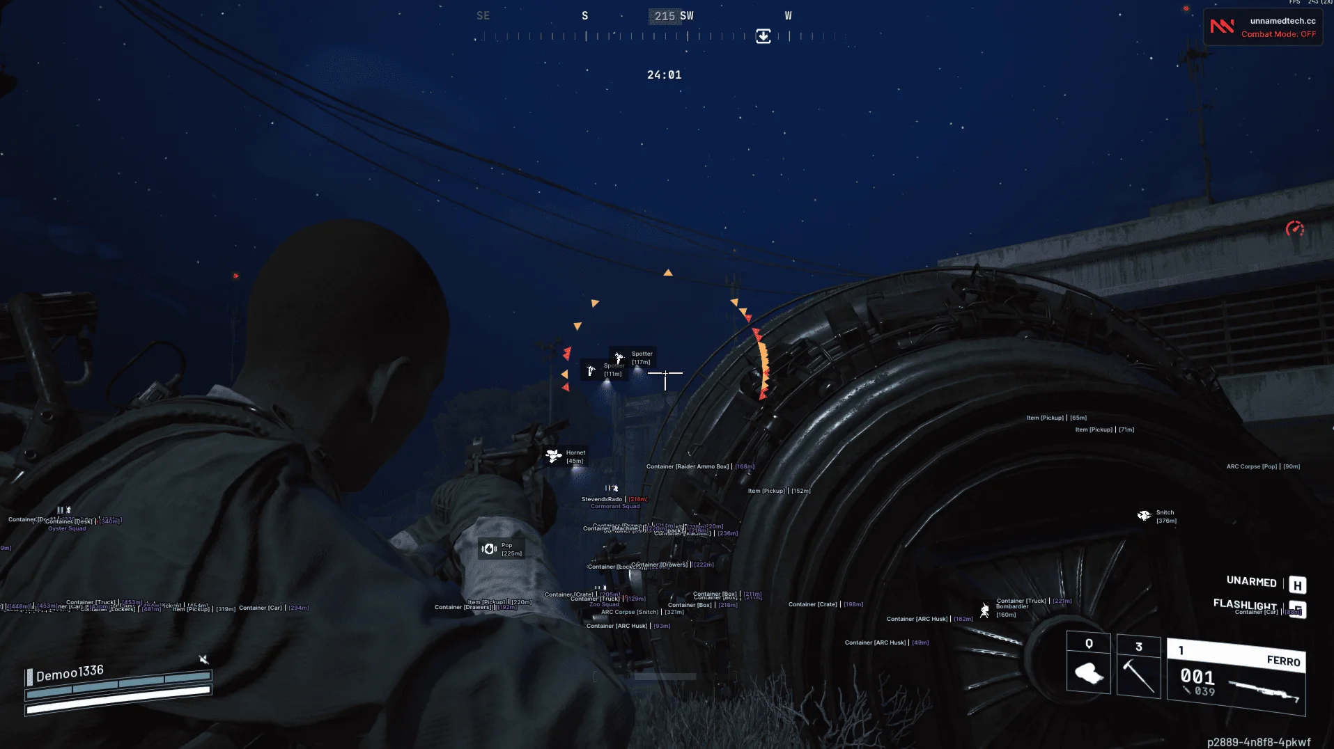 Рабочий чит Unnamed для игры ARC Raiders