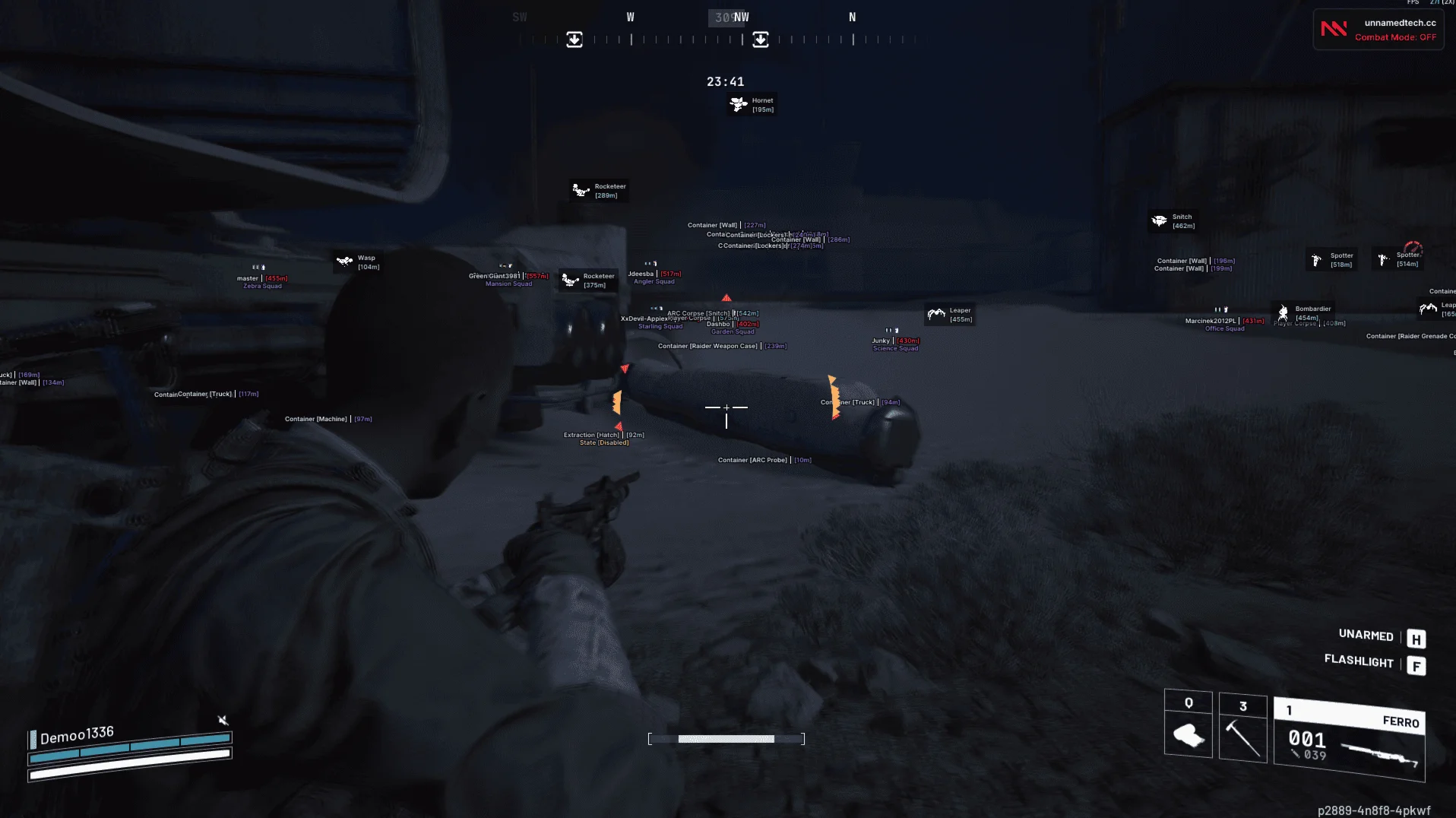 Рабочий чит Unnamed для игры ARC Raiders