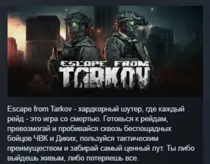 Escape from Tarkov АВТОДОСТАВКА STEAM РОССИЯ