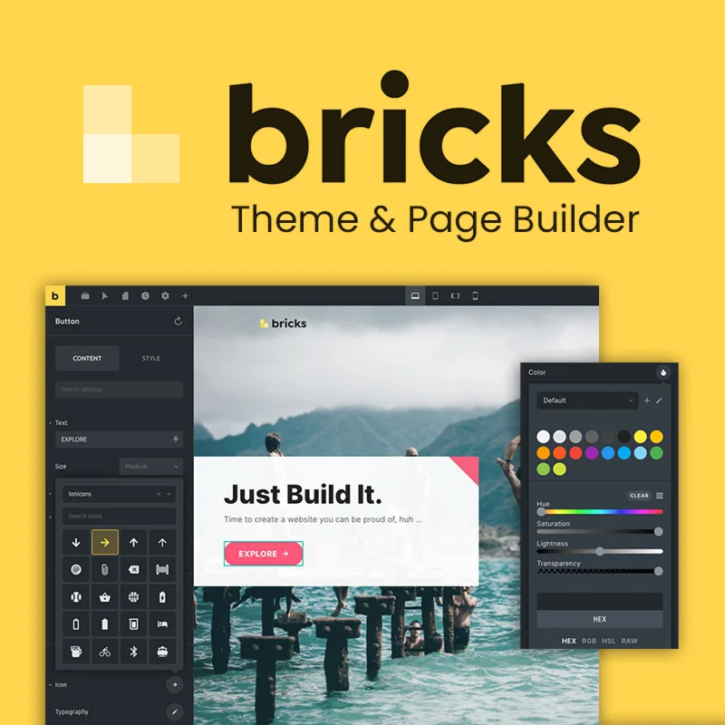 Bricks Builder 1 Year Theme Original license