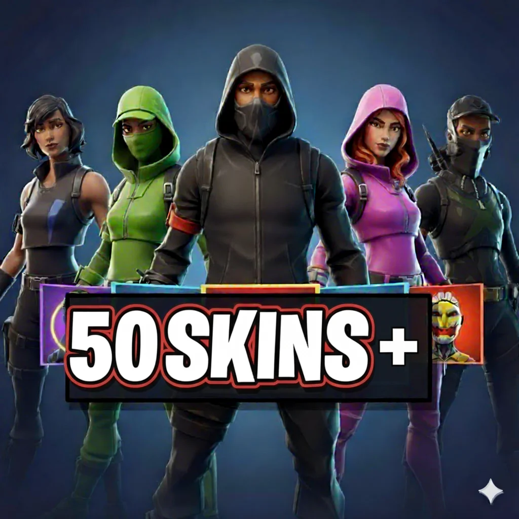Fortnite 50-60 Skins Аккаунт - ПК, PS4, XBOX, SWITCH