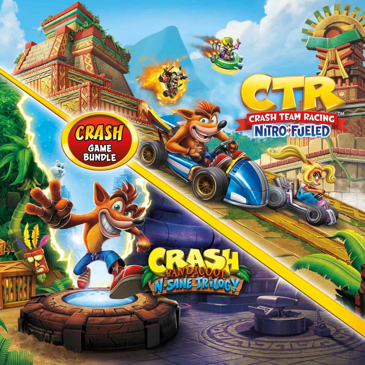  N. Sane Trilogy + CTR Nitro-Fueled on PS4 and PS5  П