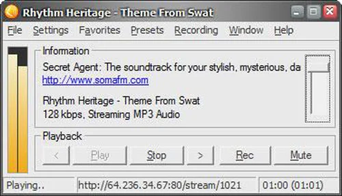Программа для прослушивания и записи интернет-радио