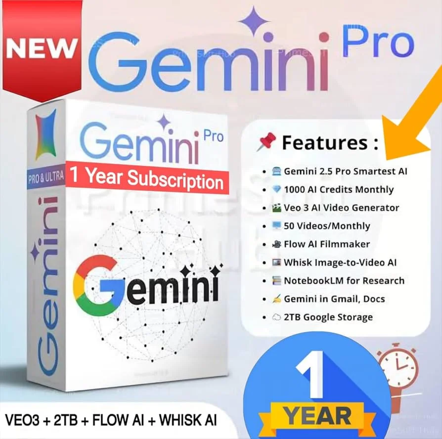 Google AI Gemini Pro | Veo3 | Flow – 12 месяцев