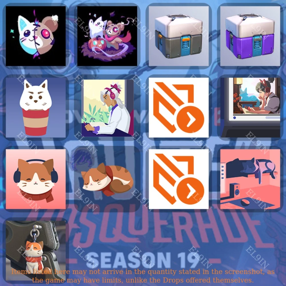 ⭐Overwatch 2✨Твич Дропс🌟13 предметов + 🎁