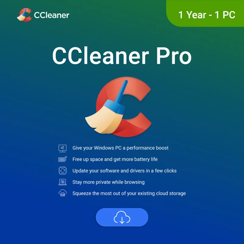 CCleaner Professional 2025 (1 YEAR / 1 PC)