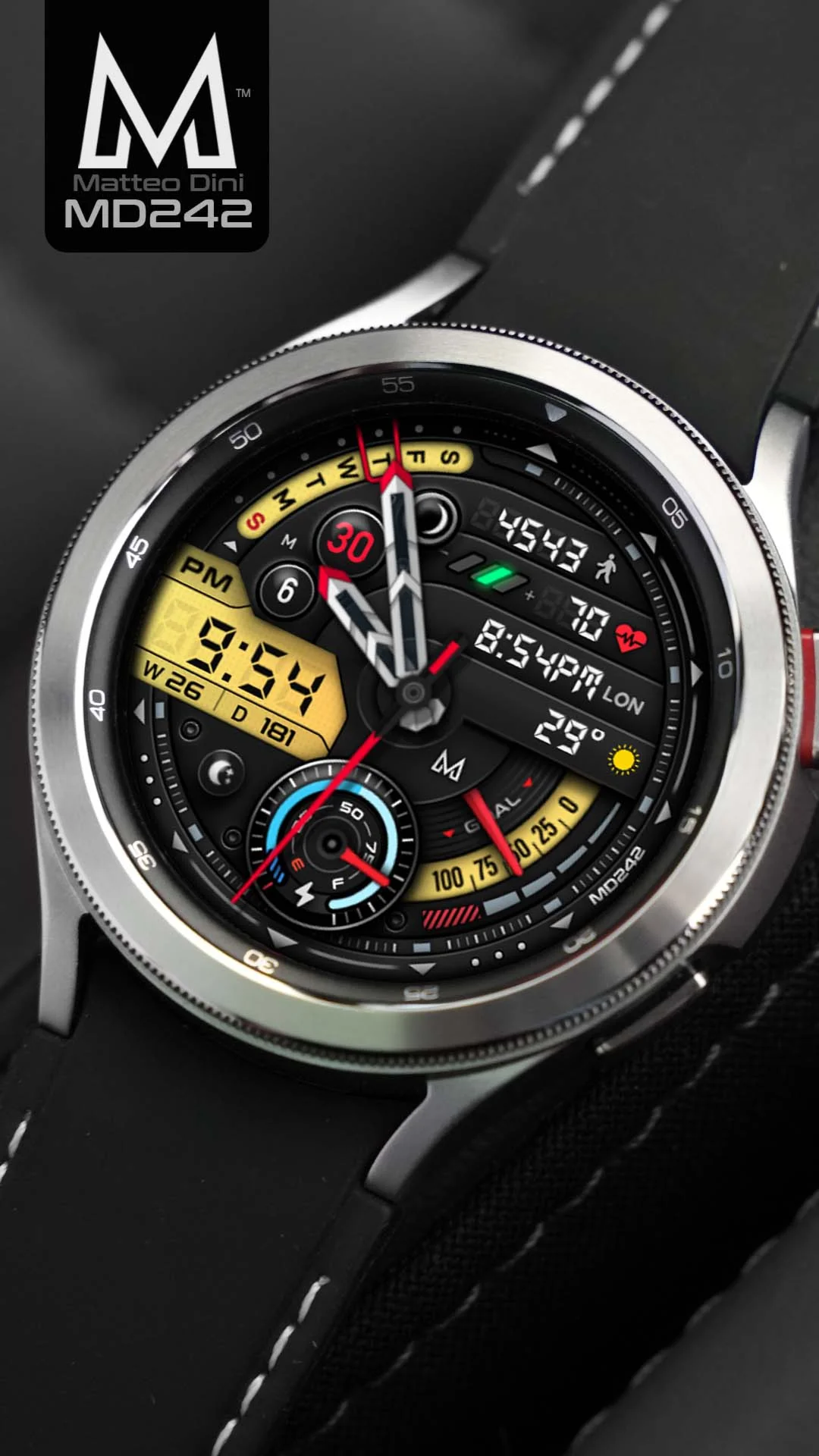 Гибридный циферблат MD242