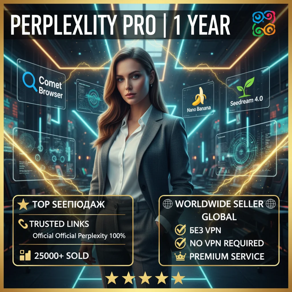 Perplexity AI Pro 1 год Private+Nano банан + SeedreamAI