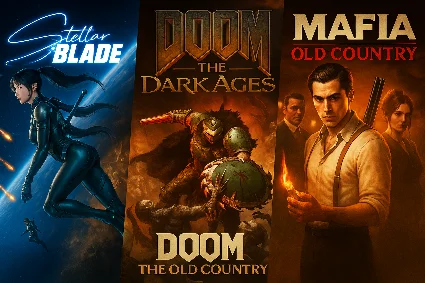 Mafia: Old Country + DOOM: Dark Ages + Stellar Blade