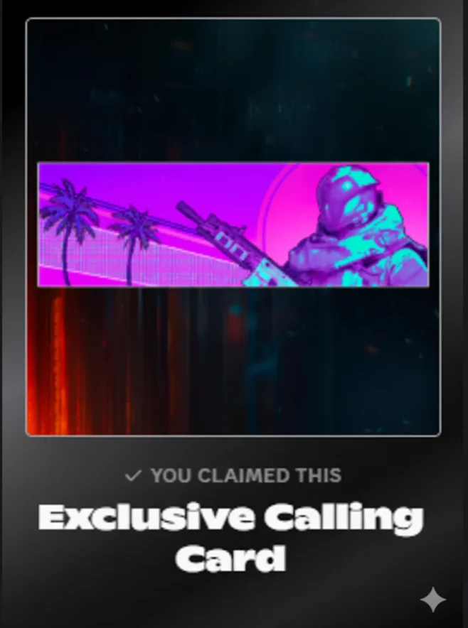 COD Black Ops 7 Exclusive Calling Card - Global Key