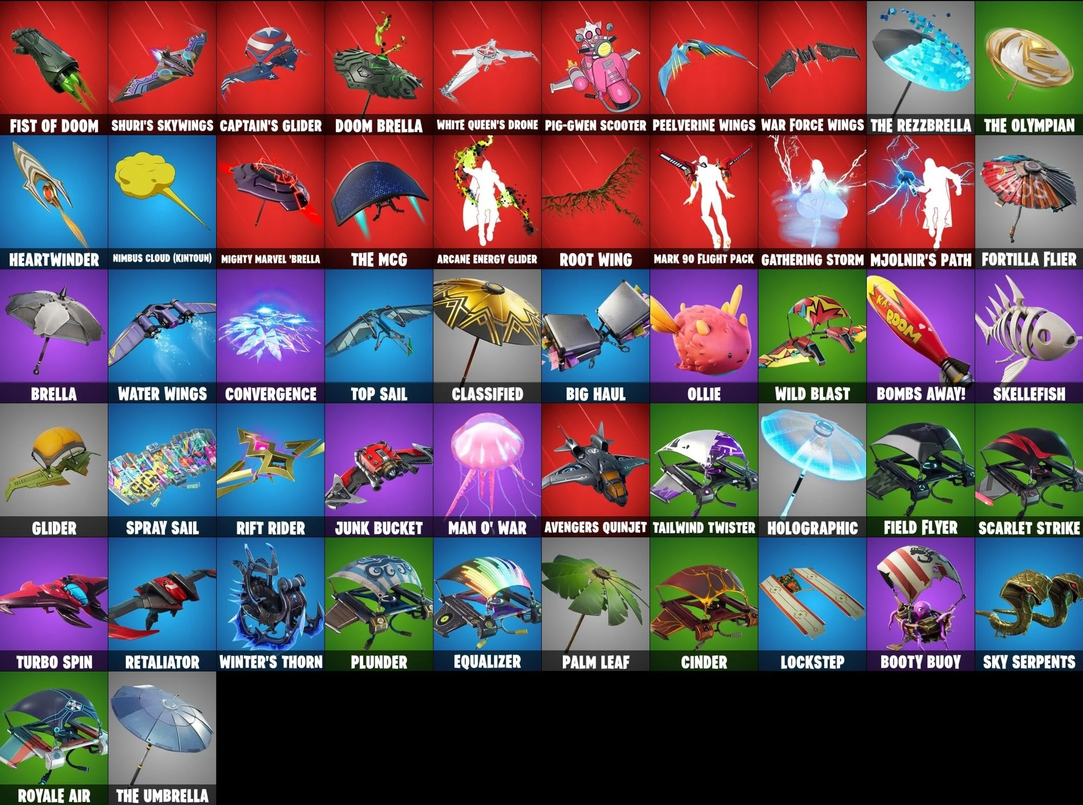 FORTNITE 116+ SKINS ACCOUNT |OG BLAKCHEART | + MAIL