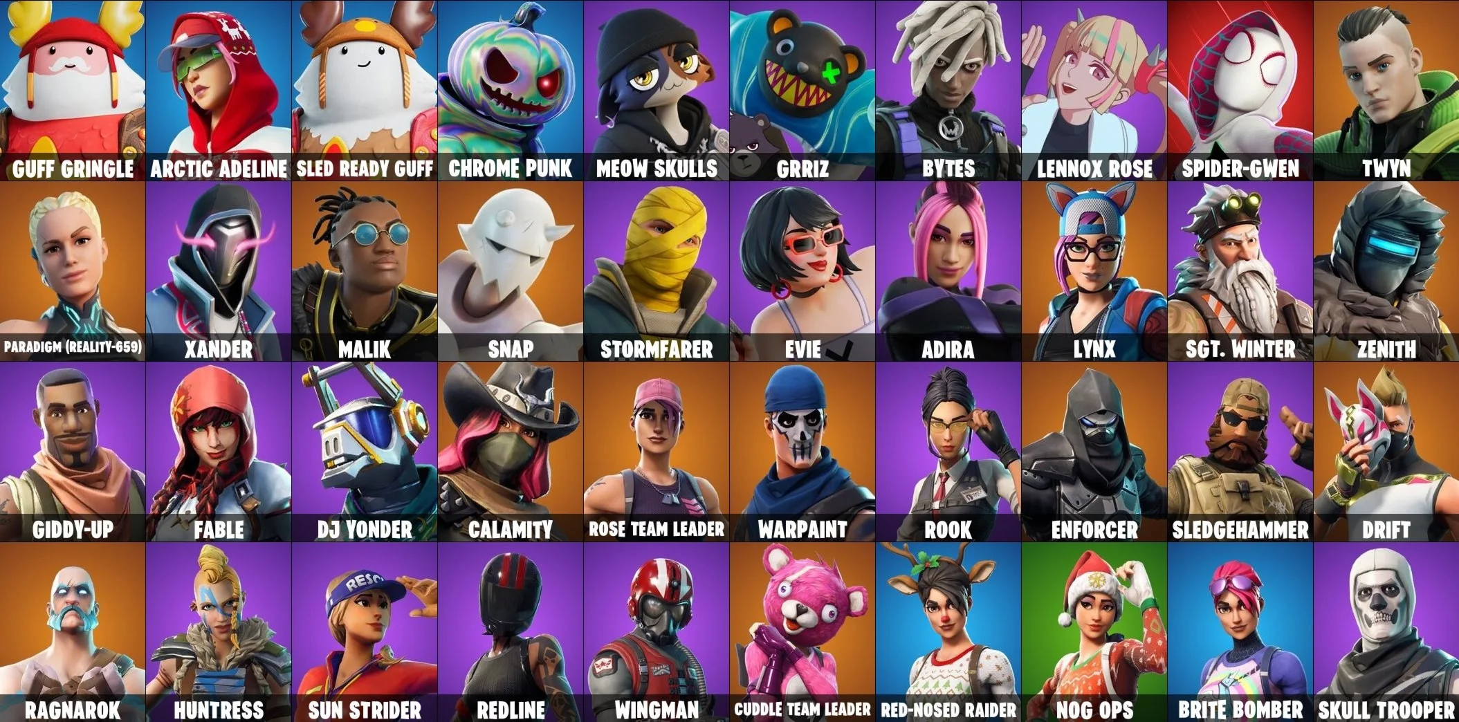 FORTNITE 41+ СКИНОВ АККАУНТ|OG STW SKULLTROOPER|+ ПОЧТА