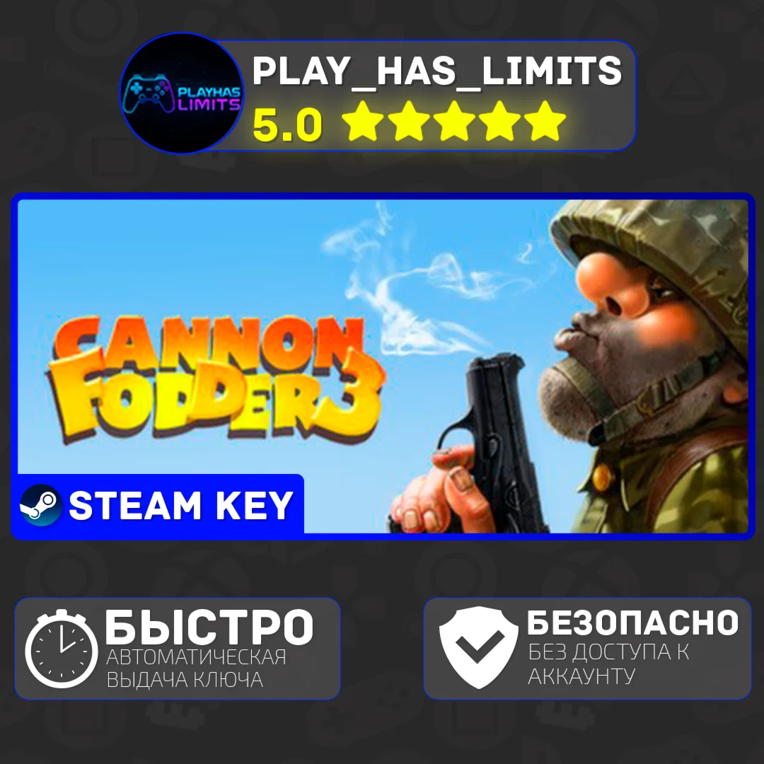 Cannon Fodder 3 КЛЮЧ STEAM Global + РФ