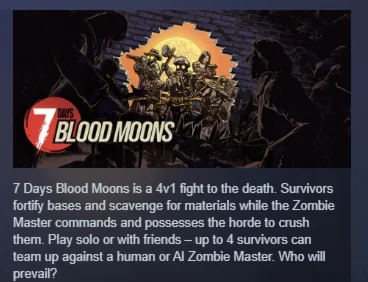 7 Days Blood Moons АВТОДОСТАВКА STEAM РОССИЯ