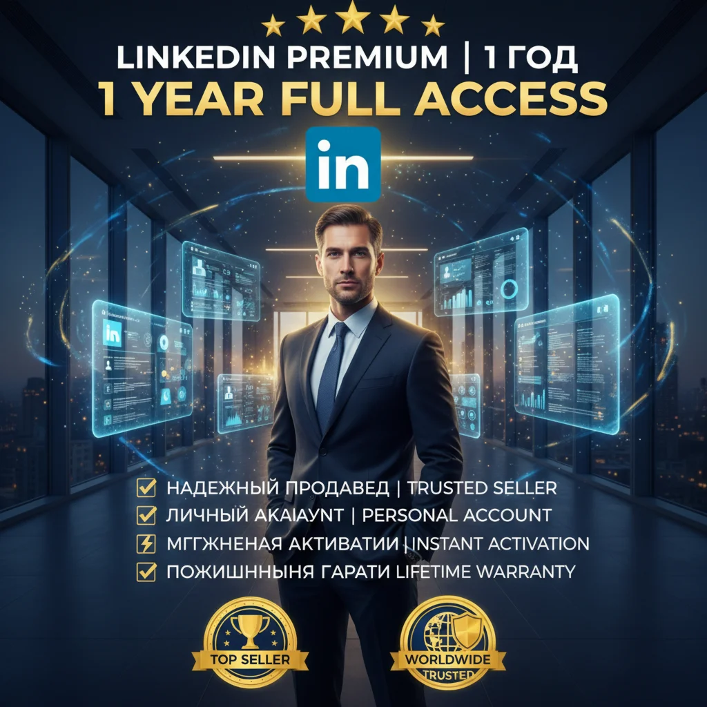 LINKEDIN PREMIUM — 1 год Лучшие предложения 80%