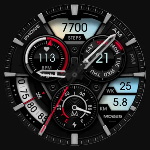 Аналоговый циферблат MD226 Google Play