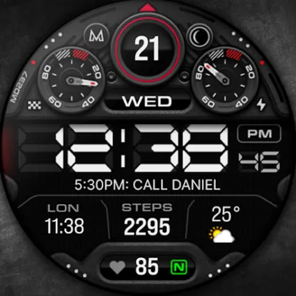 MD237 Цифровой циферблат Google Play