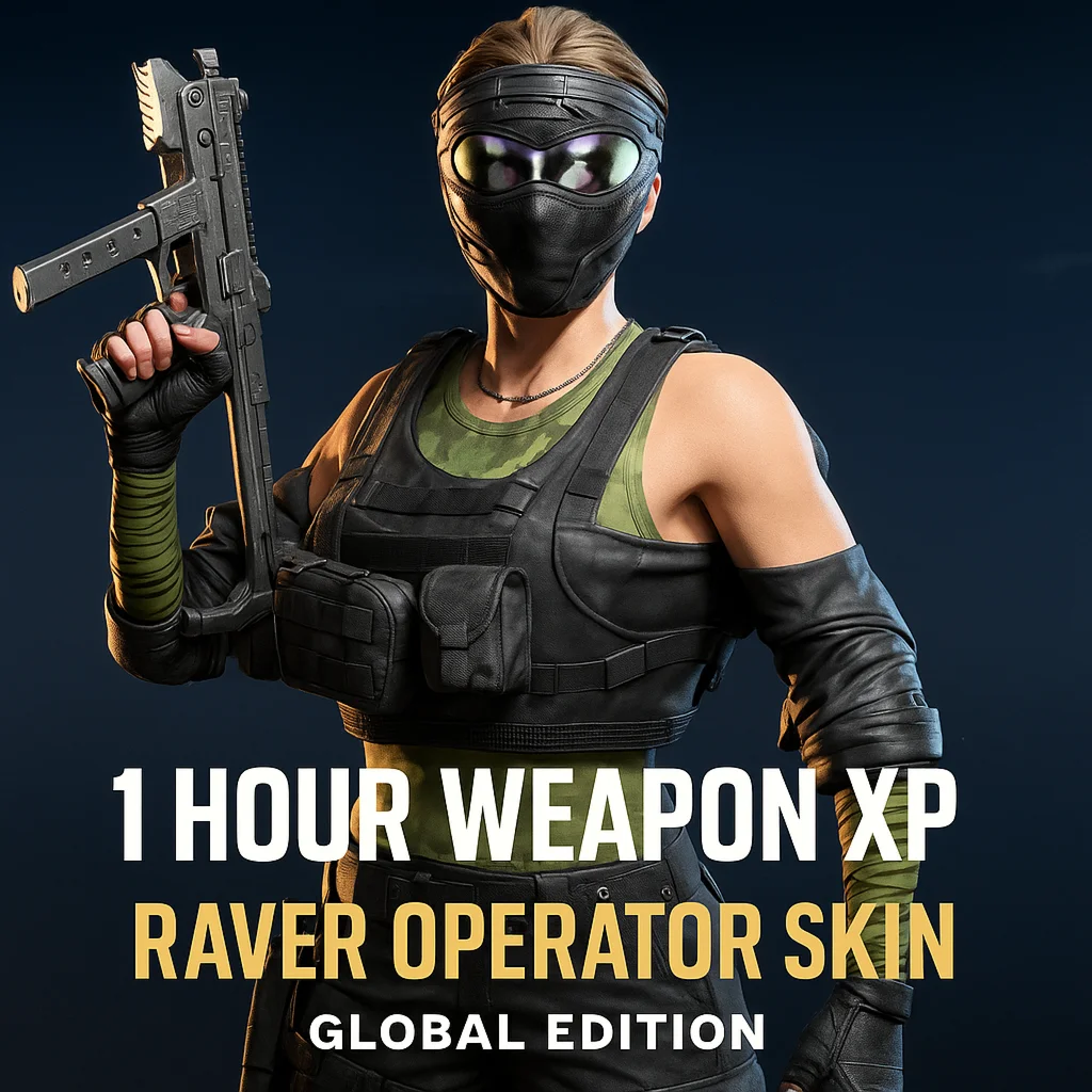 Raver Operator Skin + 60 min 2XP CoD Black Ops 7 GLOBAL