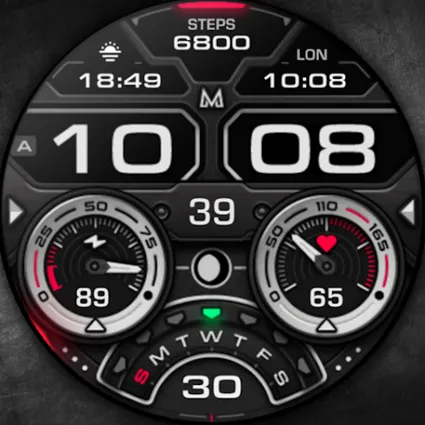 MD288: Цифровой циферблат Google Play