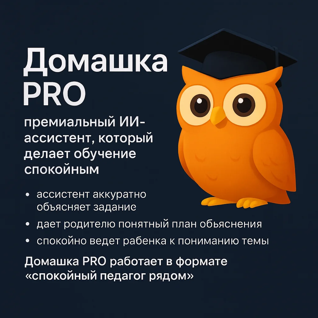 AI Ассистент "Домашка PRO"