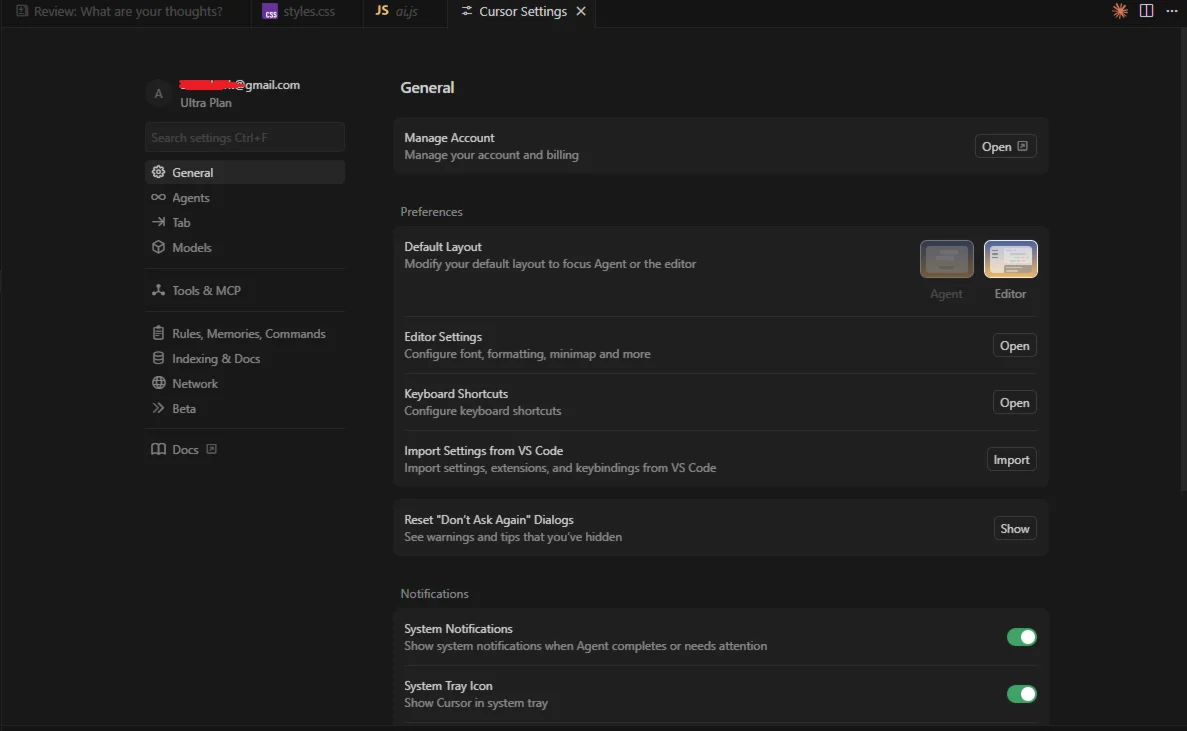 Cursor AI Ultra Plan 6 Months Private Account