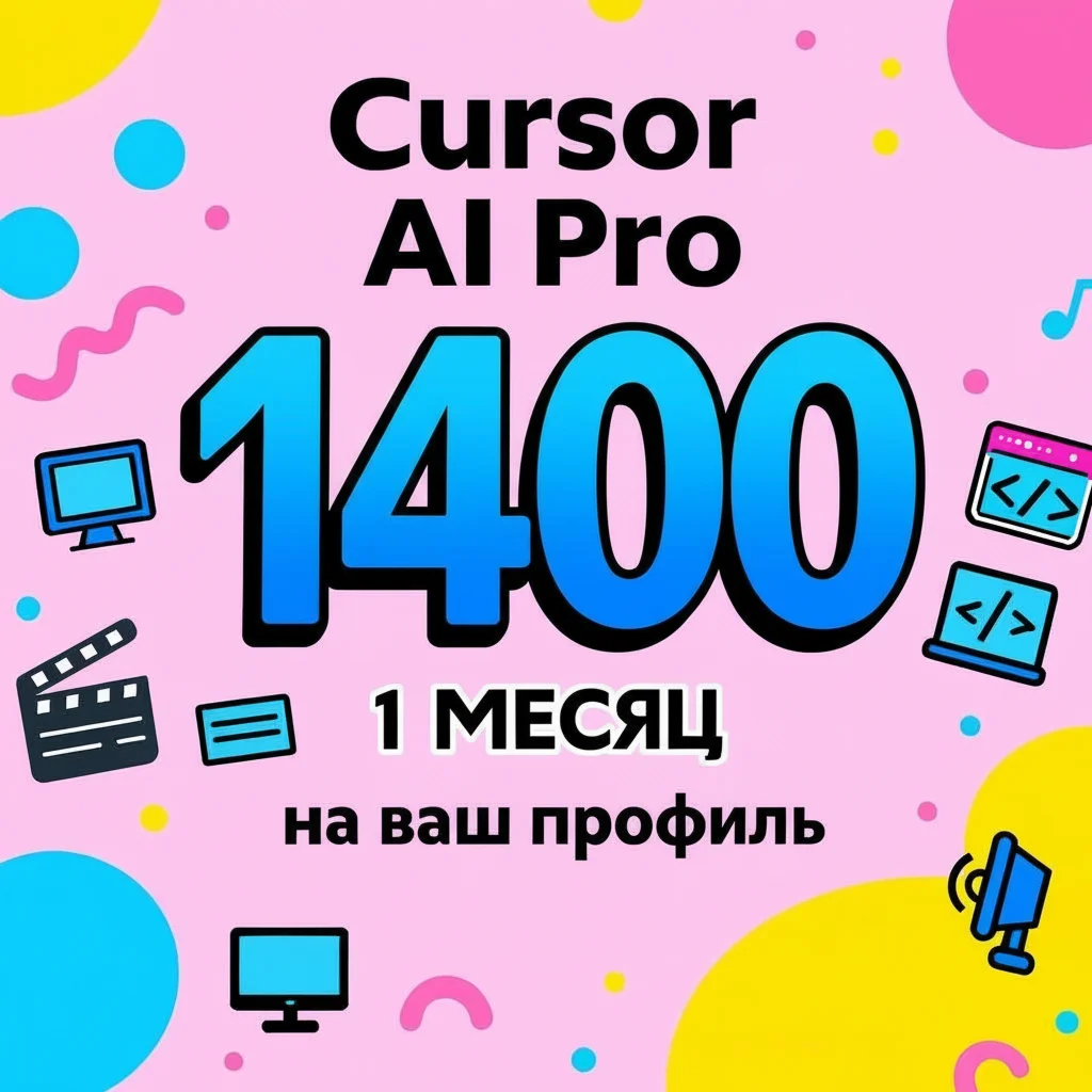 Cursor AI Pro 1 Месяц НА ВАШ ПРОФИЛЬ