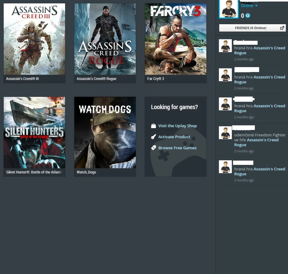 Assassin's Creed Rouge,Watch Dogs+2 Game (uplay)