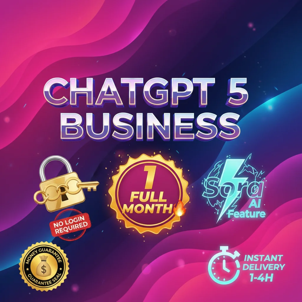 ChatGPT 5 Бизнес | Полный доступ 1 месяц + Sora AI