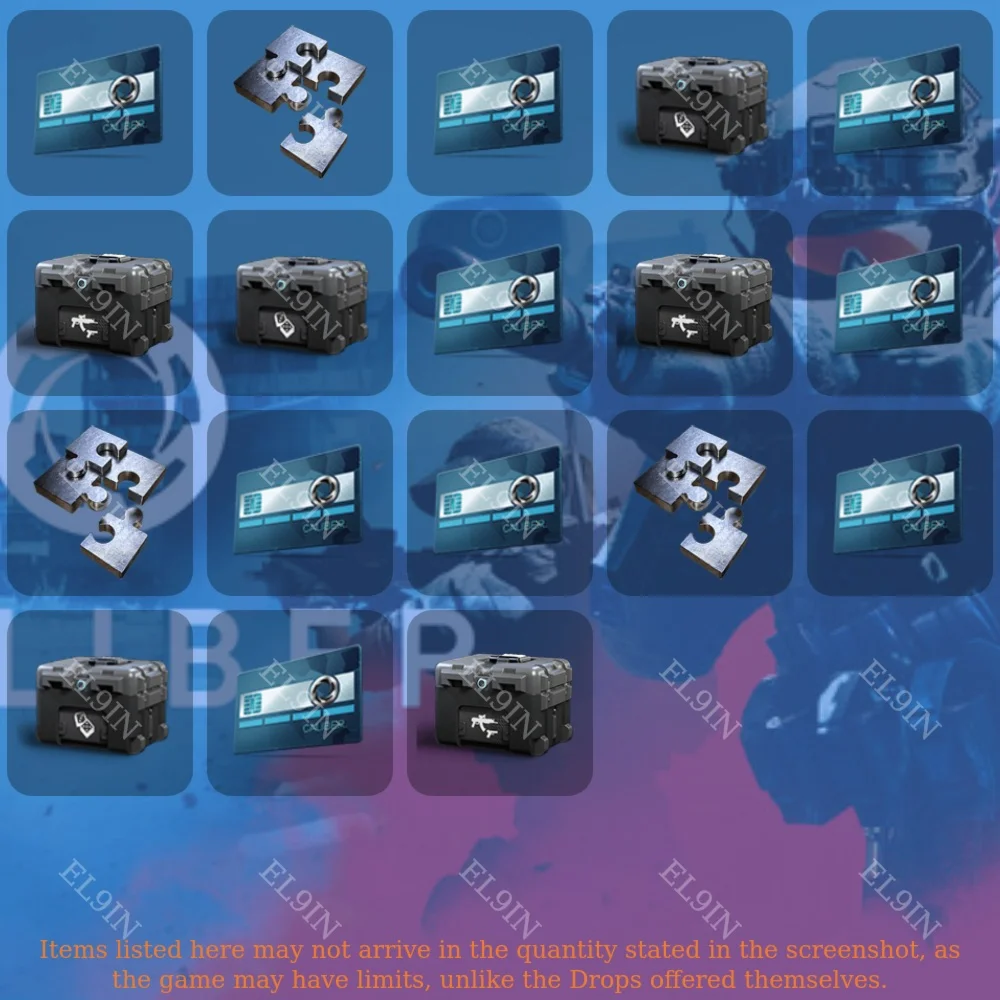 CaliberТвич Дропс18 предметов + 