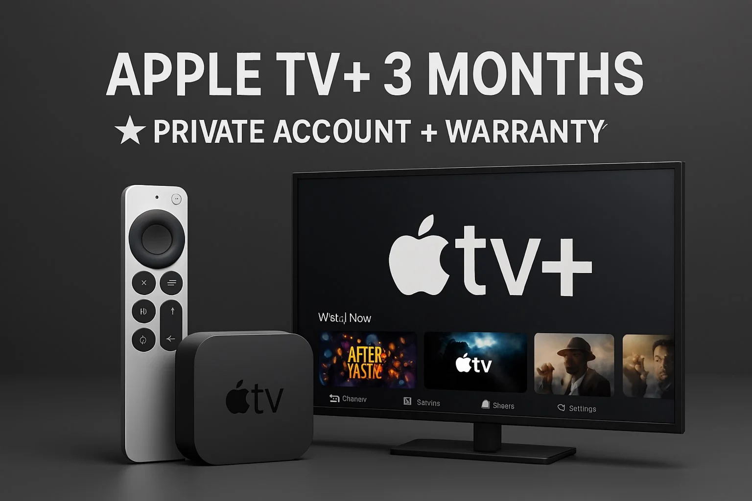  APPLE TV+ | 1 МЕСЯЦА  ЛИЧНЫЙ АККАУНТ  ГАРАНТИЯ 