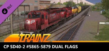Trainz 2022 DLC - CP SD40-2 #5865-5879 Dual Flags