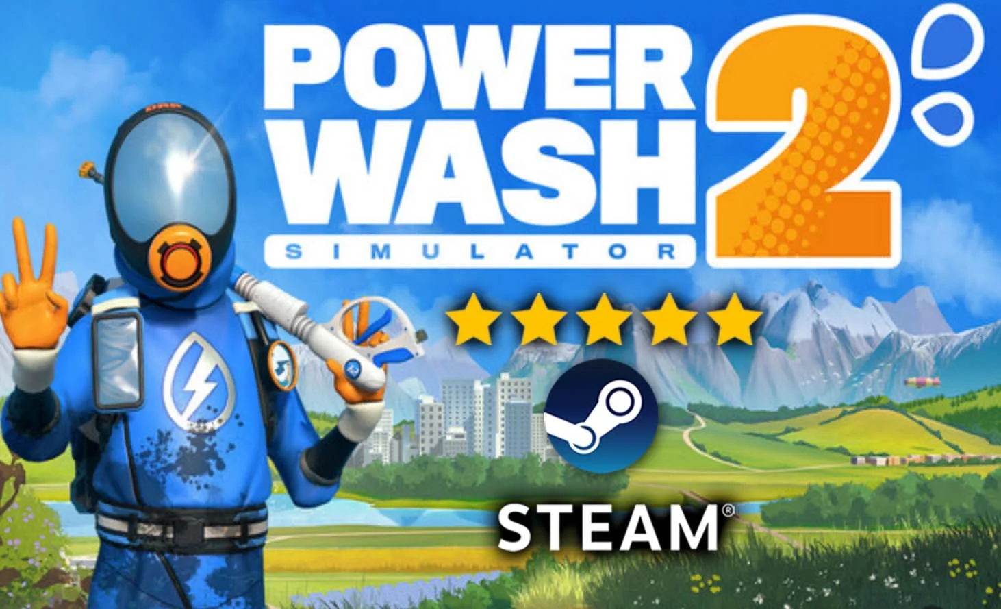 PowerWash Simulator 2・ПОЛНАЯ ИГРА・ОФФЛАЙН・STEAM・90 ДНЕЙ