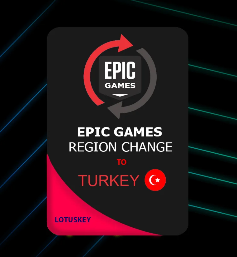 EPICGAMES CHANGE REGION TO TURKEY | FAST DELIVERY