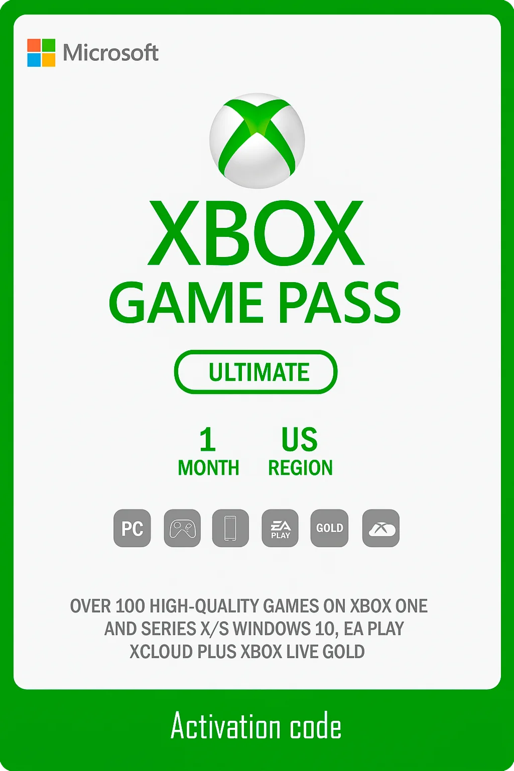 🚀 ПРОДЛЕНИЕ XBOX GAME PASS ULTIMATE 1 МЕСЯЦ / США /