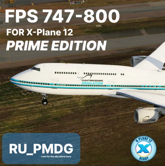 FPS 747-800 Prime Edition for X-Plane 12