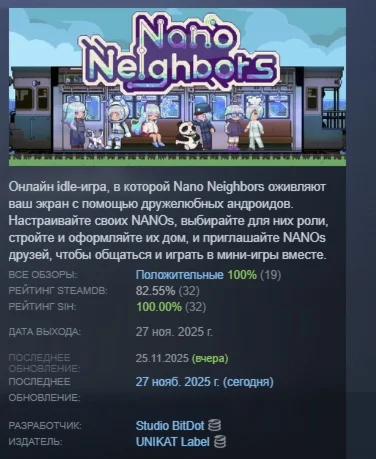 Nano Neighbors АВТОДОСТАВКА STEAM РОССИЯ