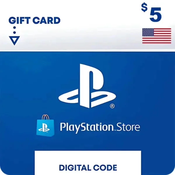 PlayStation Network Card PSN 5 USD (USA) (Playstation/U