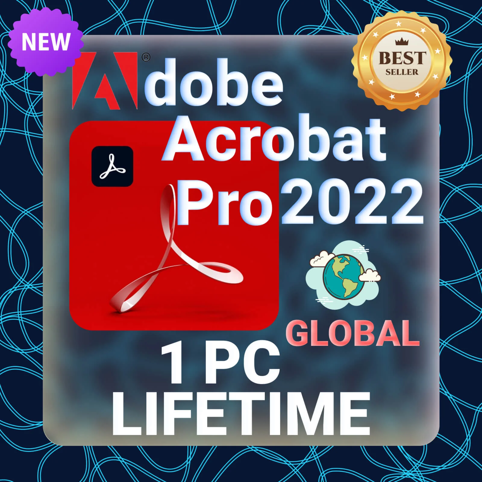 Adobe Acrobat Pro DC 2022 КЛЮЧ АКТИВАЦИИ БЕССРОЧНО!