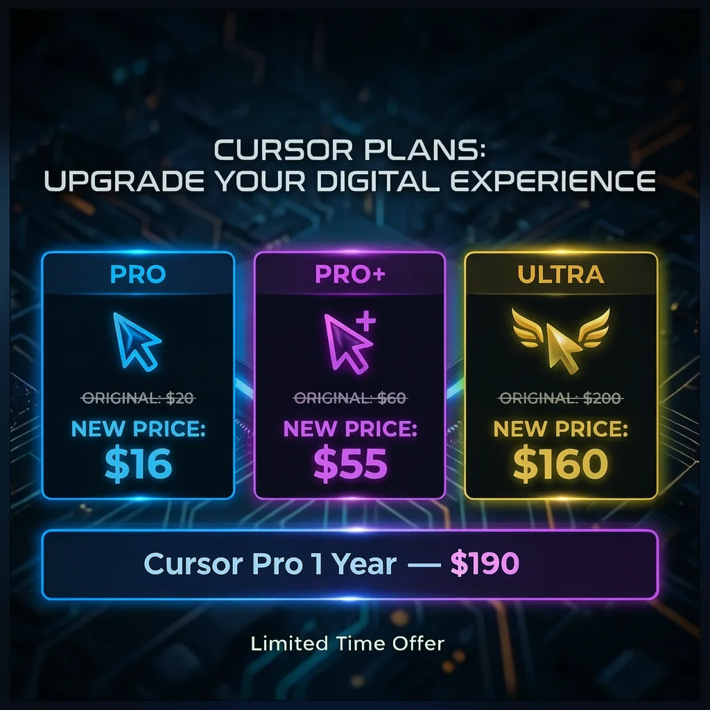 Cursor AI Pro | Pro+ | ultra 1 месяц | ваш адрес