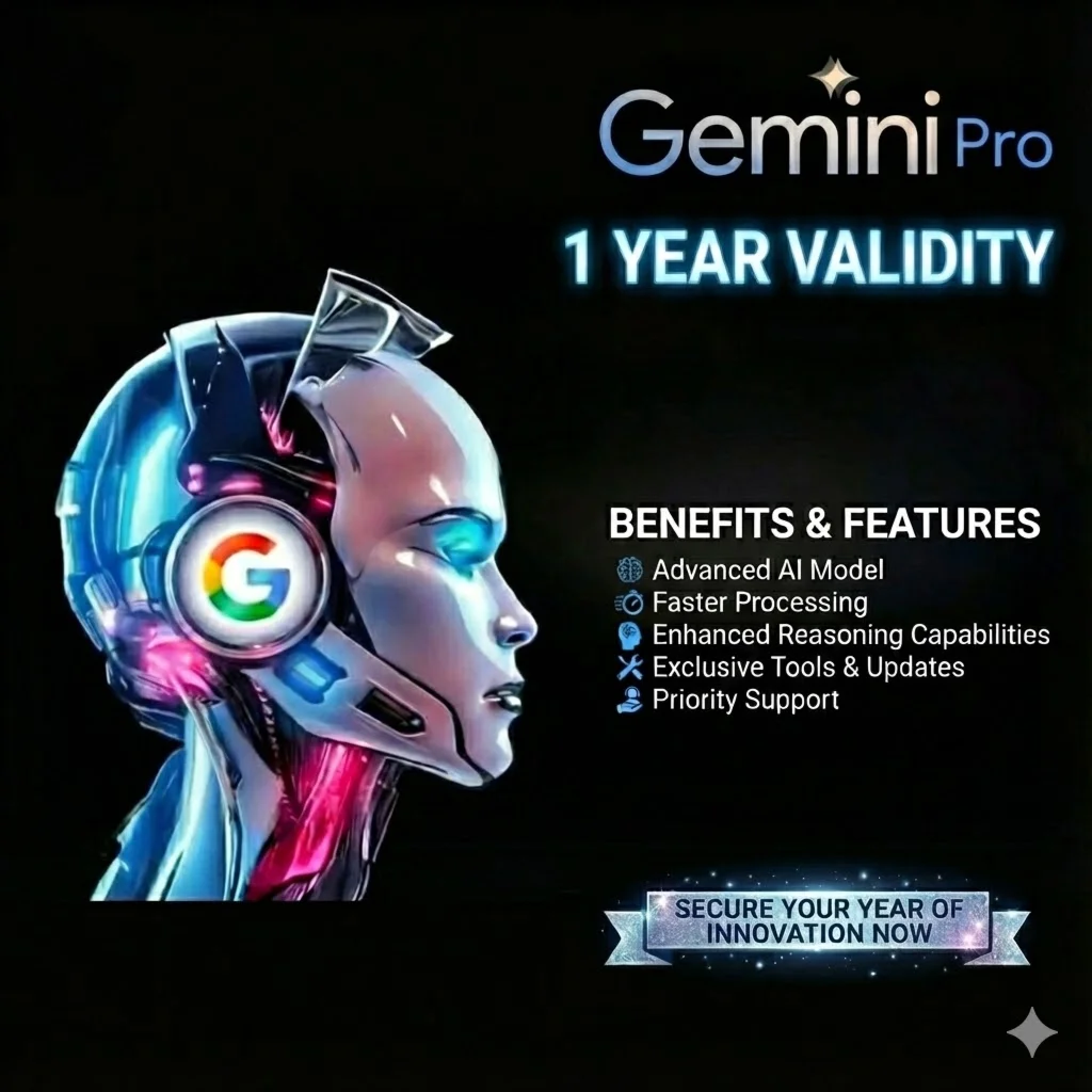 Google AI Pro, Gemini Pro, Veo3.1, Drive 2TB, 12Month