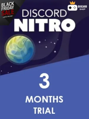 Пробная версия Discord Nitro на 3 месяца — Глобально