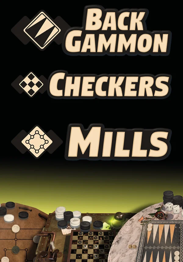 Backgammon + Checkers + Mills (Steam/WW)
