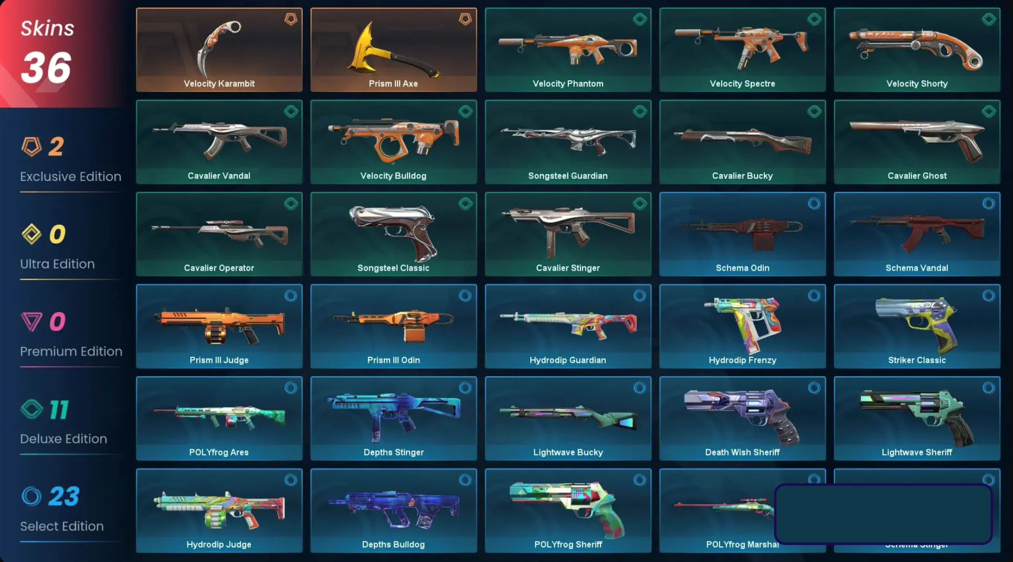 VALORANT и League of Legends / 2 НОЖА • 36 скинов