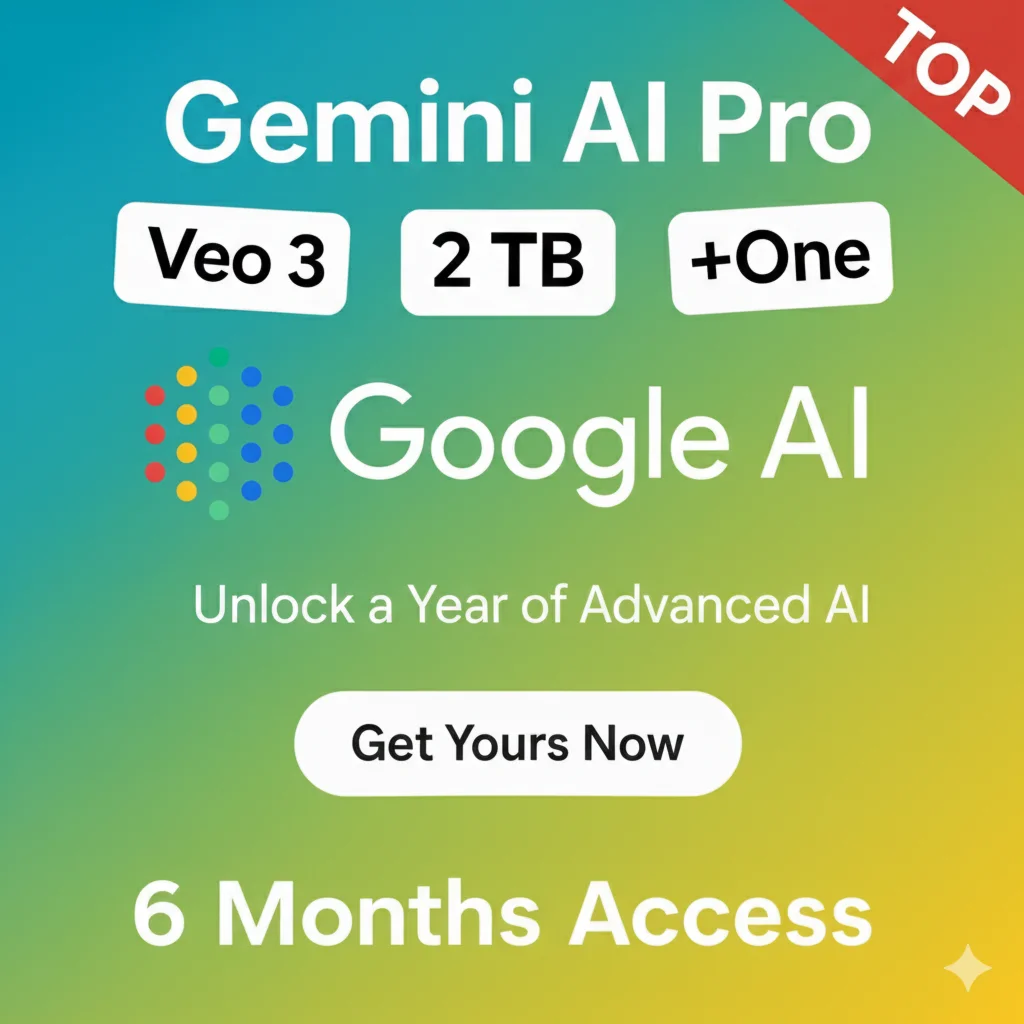 GEMINI AI PRO — 6 МЕСЯЦЕВ!