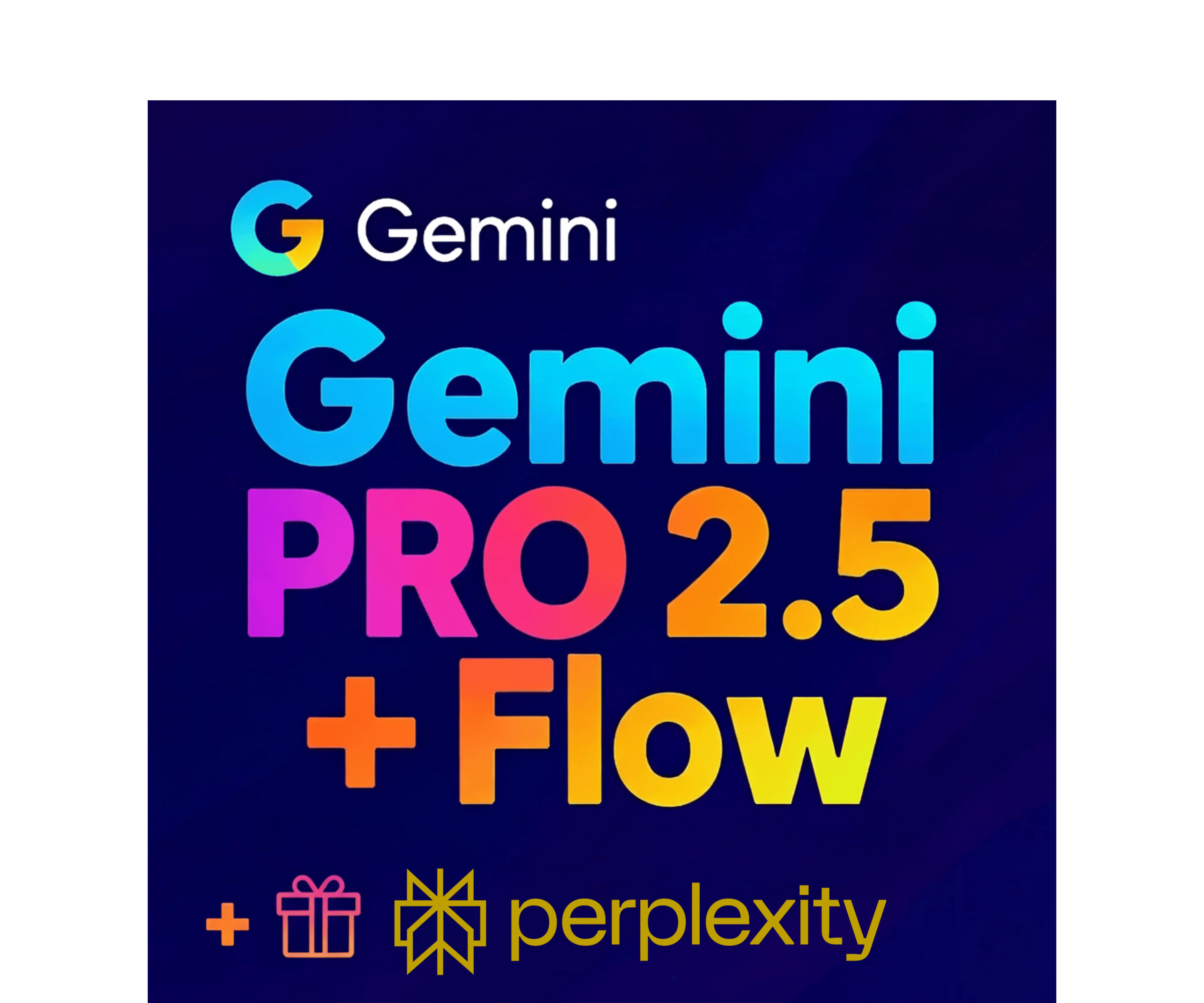 Gemini Google AI Pro | 6 месяцев + Perplexity Ai 1 год
