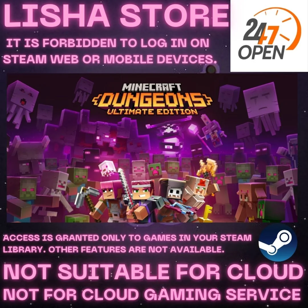 Minecraft Dungeons Ultimate edition На 30 или 90 дней