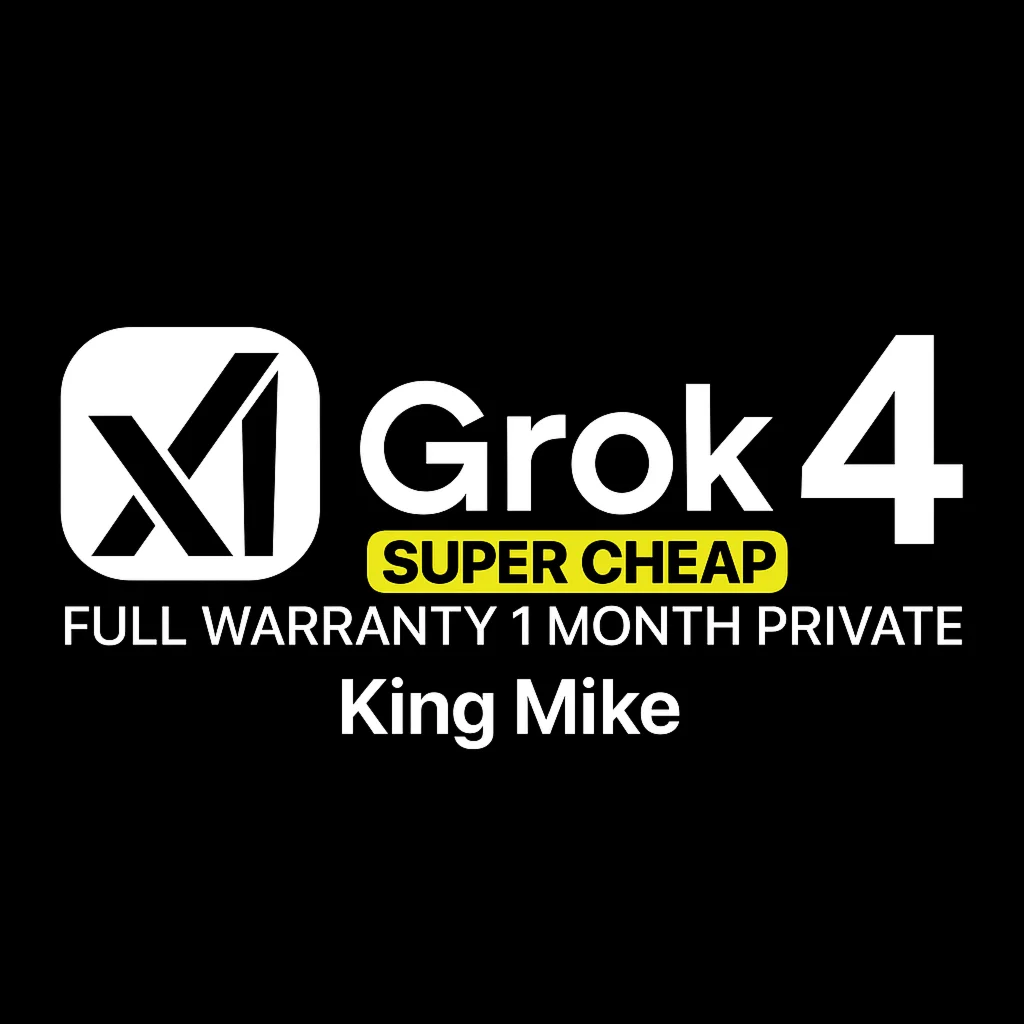 GROK AI | SUPER GROK 4 SUBSCRIPTION 1 MONTH PRIVATE