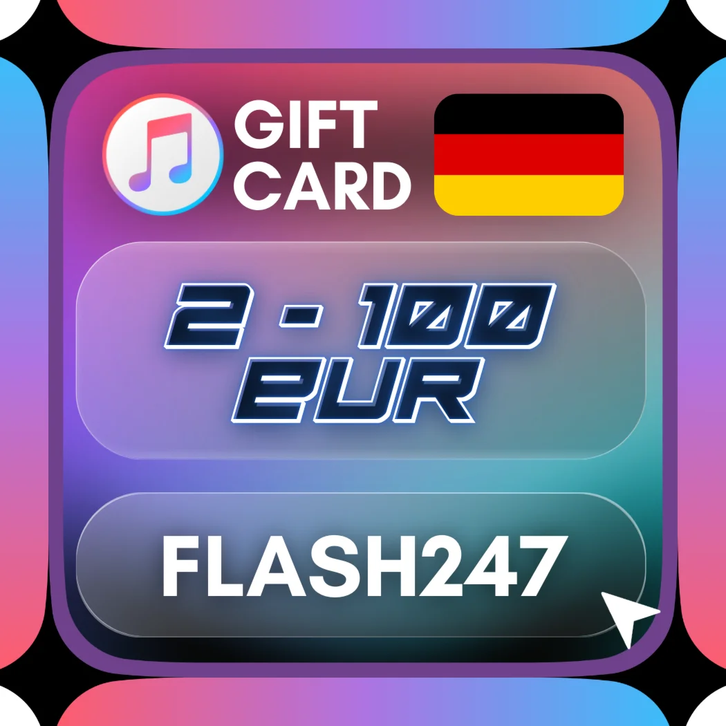 Подарочная карта Apple и iTunes (Германия) | 2–100 евро