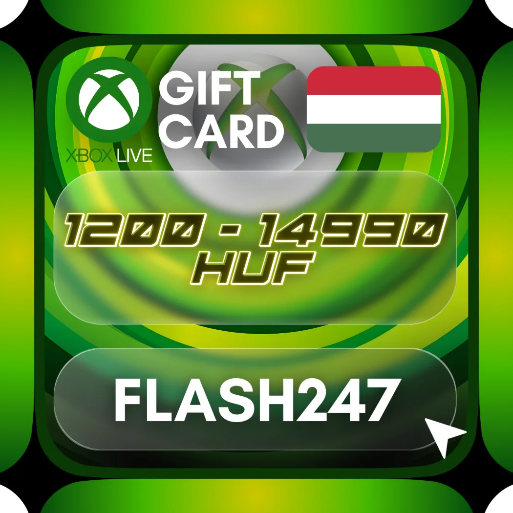 Подарочная карта Xbox Live HU | 1200–14990 венгерских ф