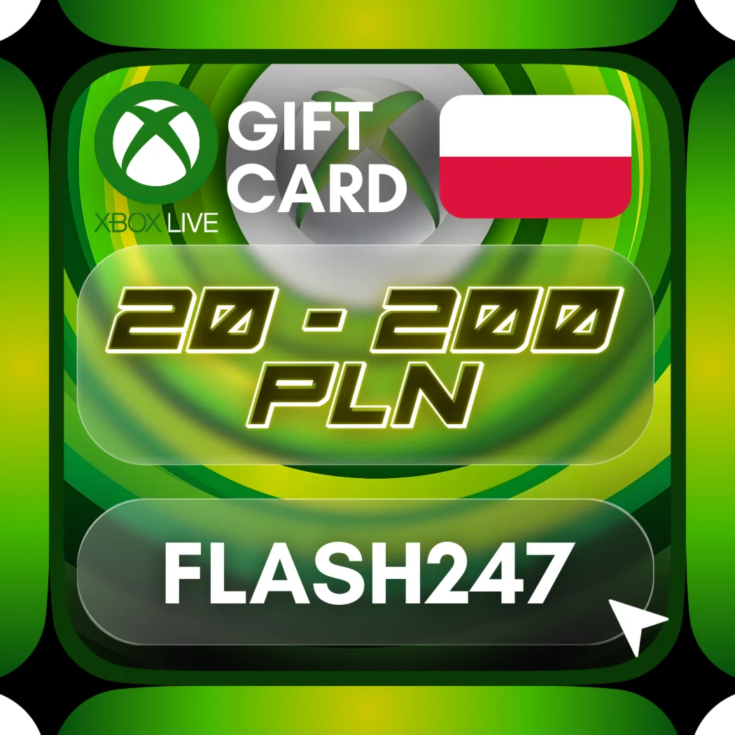 Подарочная карта Xbox Live PL | 20–200 злотых | АВТО